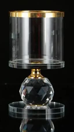 Hot Selling Single Head European Style Romantic Crystal Candle Holder Ornaments Hotel Decoration Candle Holder Creative Crafts