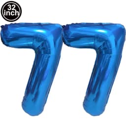 Blue Large Numbers Balloon 32 Inch 0 1 2 3 4 5 6 7 8 9 Birthday Digit Bachelorette Balloons Figure Golob Party Ballon Decoration