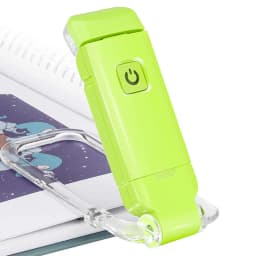 USB Rechargeable LED Book Light Portable Clip Desk Light 500mAh Bookmark Reading Light Adjustable Brightness 15 Gear Flashlamps