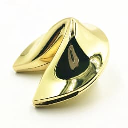 Zamak Lucky Box Fortune Cookie Trinket Box Metal Alloy Jewelry Box Wedding Favors Gifts Box Souvenir Corporation Gift Free