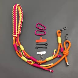 Hand-braided Adjustable Repalcement Bag Strap Multi-purpose Anti-lost Camera Phone Lanyard Crossbody Shoulder Strap Accessories