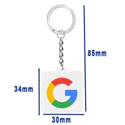 Google Connected Customer Reviews Keychain With Integrated NFC Chip