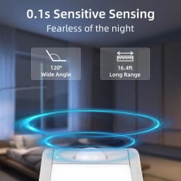 Motion Sensor Cabinet Light USB Rechargeable LED Under Cabinet Light 3 Colors Dimmable Magnetic Night Light