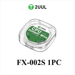 2UUL FX-002S 0.02mm 100m CPU Silver Jumper Wire High Conductivity for Phone PCB BGA Motherboard Repair Flying Wire