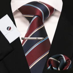 8cm Silk Mens Ties Green Black Ties Plaid Stripe Necktie Pocket Square Cufflinks Tie Clips Set Men's Wedding Business Party Tie