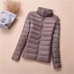 Autumn Winter New Parkas Down Coat Women's Short Stand-UP Collar Hooded Warm Cotton Padded Jacket Large Size Outcoat Female Tops