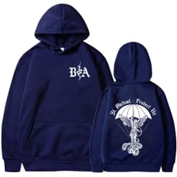 ST Michael Brothers in Arms Double Sided Print Hoodies Men's Women Clothing Fashion Sweatshirt Oversized Long Sleeve Pullovers