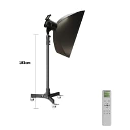 Bowens Video Studio Kit 115W Photography COB Light Dimmable Kit LED Lamp Flash Studio 220VLighting 3000-6000K 3 Color