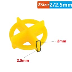 50/500Pcs Ceramic Tile Leveling System Spacers Clips Wedge for Tiling Fixing Floor Wall Gap Leveling System Construction Tool