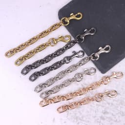 Alloy Bag Extension Chain Metal Chain With Round Hook Armpit Shoulder Bag Transformation Crossbody Bags Extend Chain