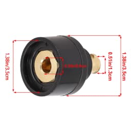 TIG Torch WP-17V 10-25 (9mm) To WP-26V 35-50 (13m) Connector Adapter For TIG Welding Torch Converter Welding Equipment Part