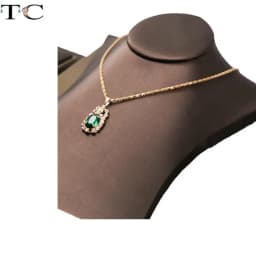 Brown Pu Leather Jewelry Display Stand Ring Earrings Necklace Pendant Bracelet Storage Display Stand