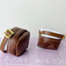 Cute Round Toe Leather Shoes for 20cm Cotton Doll Personalized Cute Doll Accessories Dress Up Boys and Girls Brithdays Gift