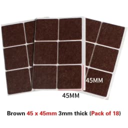 1 Set Thicken Self Adhesive Felt Chair Leg Pads Floor Protectors Furniture Legs Table Leg Covers Round Bottom Anti-slip Pads
