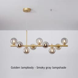 Modern Glass Ball Ceiling Chandelier for Table Dining Living Room Kitchen Island Pendant Lamp Home Decor Indoor Lighting Fixture