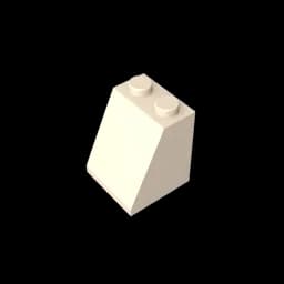 Gobricks GDS-620 ROOF TILE 2X2X2/65 DEG. compatible with lego 3678 children's DIY Educational Building Blocks