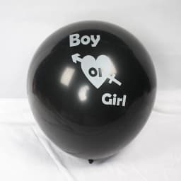 36-inch Black Gender Reveals Balloon Boy or Girl Boys and Girls Set Up Large Balloons
