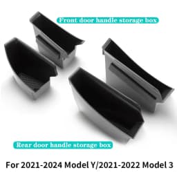 for Tesla Model 3/Y/Model YL Door Handle Storage Box, Front and Rear Door Storage and Organization Box, Storing Small Items