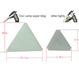 Super Thin WIFI Bluetooth USB LED Triangle Lamps TuYa APP LED Night Light For Computer Game Bedroom Decoration Indoor Wall Light