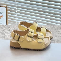 Summer Classic Kids Open-Toe Sandals Non-slip Boys Girls Fashion Beach Sandals Breathable Outdoor Children School Flat Sandals
