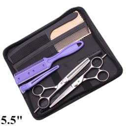 Professional Hairdressing Scissors Purple Dragon 5" 5.5" 6" 7" Japan 440C Hair Cutting Scissors Salon Thinning Scissors Z1021
