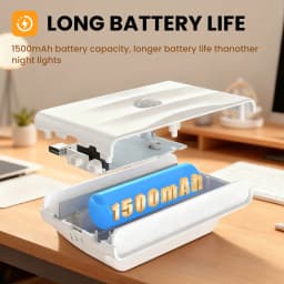 2/4/6/8PCS Rechargeable Motion Sensor Night Light, 3 Modes Adjustable Brightness Magnetic Stick-On LED Lamp 1500mAh Wall Light for Hallway Stair Bedroom Wardrobe