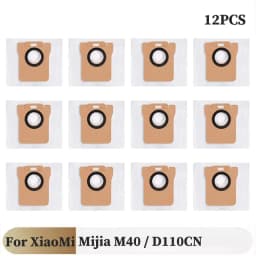 For Xiaomi Mijia M40 / D110CN Robot Vacuum Spare Parts Main Side Brush Hepa Filter Mop Cloth Dust Bag Accessories Replacement