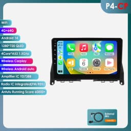 Hizpo Android Car Multimedia For Mercedes Benz C-Class W204 S204 2007-2010 Player Radio Navigation Stereo Carplay Autoradio GPS