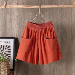 Slimming Straight Leg Cotton Linen Harem Pants Women's High Waist Summer Casual Trousers Pure Color Versatile Loose Fit Thin