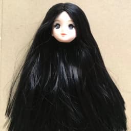 Licca Doll Head Princess DIY Toy Rare Collection Long Hair Doll Parts 1/6 Princess Doll Accessories Colorful Hair Doll Heads