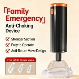 Auto First Aid Choking Rescue Device Travel Home CPR Choking Emergency Device Adult Children Portable Asphyxia Rescue Machine