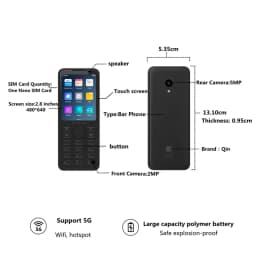 F21 Pro 4G Smart Touch Screen Phone 2.8" Smartphone Android 11 3GB+32GB Mobile Phone BT5.0 2120mAh Battery 5MP Support Google