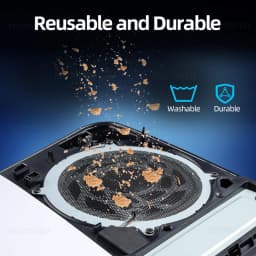 1/2/4Pcs For PS5 Console Dust Filter Dustproof Mesh Case Cover for PS5/PS5 Slim Easy Cleaning For PlayStation 5 Game Accessories
