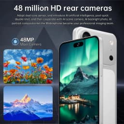 K-Touch I17 Pro Max Mobile Phones 7.3 Inch Smartphone Android 15 Cell Phone 22G+2TB 16+48MP Camera 5G Dual Card Dual Standby 7800mAh Face Unlocked Cellphones