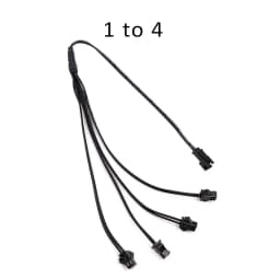 1 to 2/3/4/5/6/7/8/9/10 Way Splitter Connectors Cable for EL Wire Neon Light Accessories