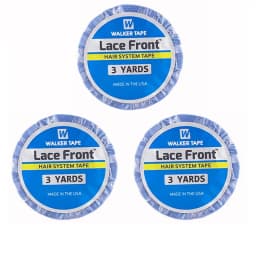 1/2/3 Roll 0.8 CM*3 Yards Super Hair Blue Tape Double-Sided Adhesive Tape for Hair Extension/Lace Wig/Toupee