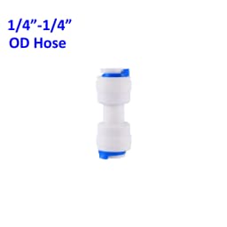 Reverse Osmosis Quick Connector 1/4"3/8"OD Hose Tee Y Coupling 4 Way Equal Convert Elbow Straight RO Water Aquarium Pipe Fitting
