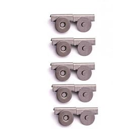 DIY Wallet Making Seamless Installation Clips, Professional Fast Fixing Clips for Clothing, Bags, and Curtains, Multi-Color DIY Craft Accessories, Durable Metal Decorative Clips, Sewing Enthusiast Material Kit