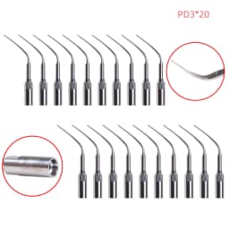20 PCS Multifunction Dental Ultrasonic Scaling Endo Tips Fit DTE SATELEC Handpiece