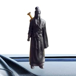 Chinese Knight-Errant Ornaments Knight-Errant Statue Ornament Chinese Ancient Style Resin Miniature Ornaments For Aquarium SUVs
