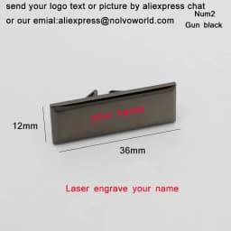 50-100 Pcs Metal Label Personalized Tag for Handbag Laser Engrave Logo Custom Brand Logo Bag Labels Plate Etiquettes Metalique