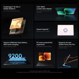 Global Version Xiaomi Pad 8 Tablet 11.2" LCD 3.2K 144Hz Display Snapdragon® 8s Gen 4 3MP Camera 9200mAh Battery Mi Pad