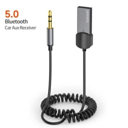 Toocki AUX Bluetooth Car Adapter Dongle Cable For Car Tablet Bluetooth Receiver 5 USB to 3.5mm Jack Speaker Audio Music Receiver