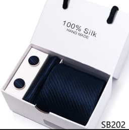 Classic Style 65 Colors Sales Silk Tie Handkerchief Cufflink Set Men Necktie Box Solid Color Sky Blue Fit Wedding Office Cravat