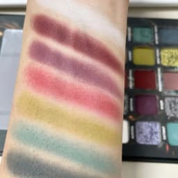 15 Colors Goth Eyeshadow Palette Matte Shimmer Glitter High Pigment Waterproof Halloween Smoky Eye Makeup