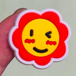 Good Quality 1pcs Kawaii Sun Expression PVC Shoe Charms Sandals Shoes Accessories Shoes Ornament Fit Kids DIY Party Xmas Gift