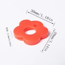 10Pcs Flower-Shaped Silicone Keycap Durable Key Protection Covers Easy-To-Install Keychain Organizer Random Color