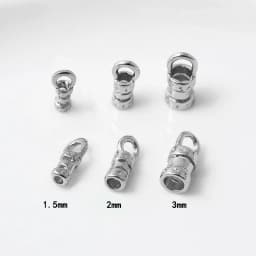 20Pcs 18K Gold Plated Brass Crimp End Caps with Loop Tube Barrel Chains Ends Cap for Diy Leather Cords Bracelet Jewelry Making
