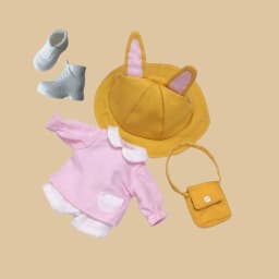 Obitsu 11 Doll Kindergarten Cute Clothes Suit For OB11 Gsc 1/12 Bjd Molly Body 16~17cm BJD Doll Cloth Doll Outfit Clothes