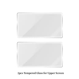 For AYN THOR Screen Protector Anti-scratch THOR Flip Dual Screen Game Console HD Full Screen Tempered Glass Protectors